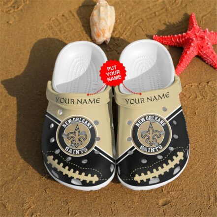 New Orleans Saints Crocs Clog Custom Name For Cool Fans ...